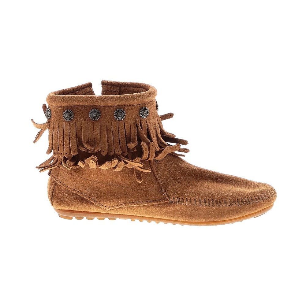 Minnetonka Double Fringe Boots- size 7